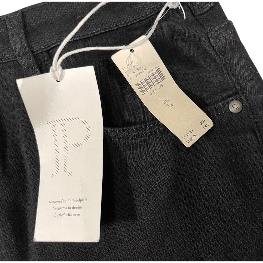Pilcro 32 Black Flare Jeans High Rise Anthropologie Dark Academia Retro Chic - Picture 5 of 10
